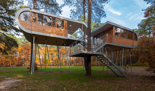 An Experiment in Sustainability: The Treehouse by baumraum in main architecture Category