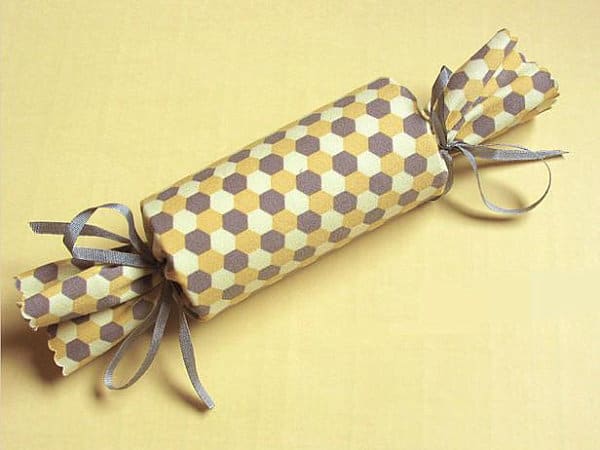 Cardboard tube gift wrap