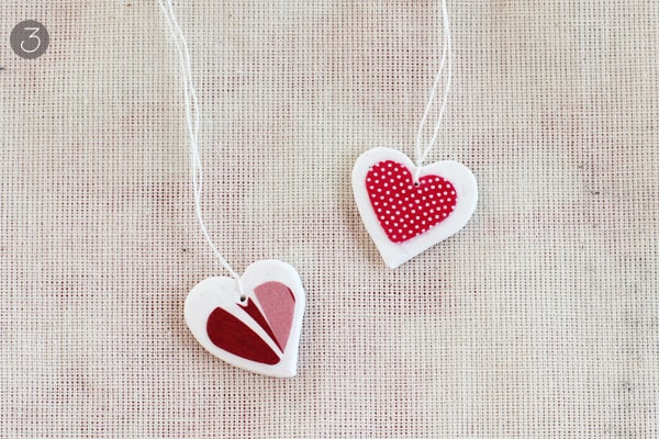 Cute and Classic Decoupage Heart Necklace