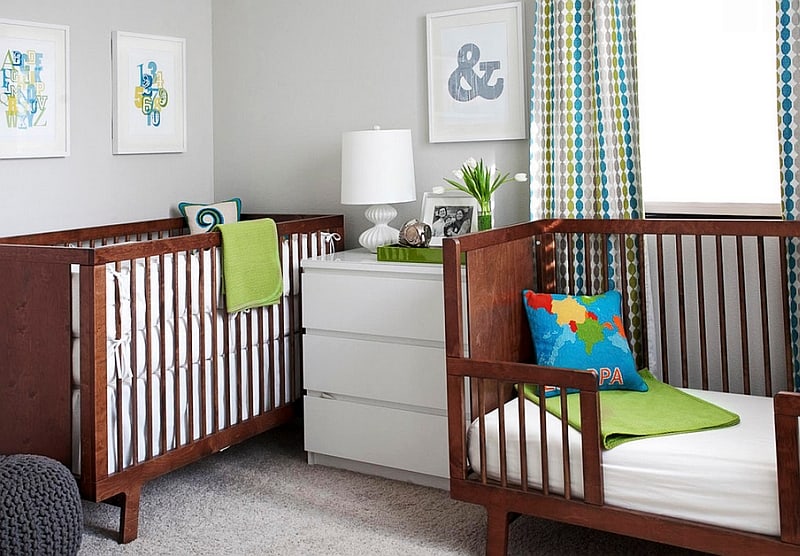 Exquisite nursery offers the perfect backdrop for the room to grow along with the kids How To Design And Decorate A Kids’ Room That Grows With Them