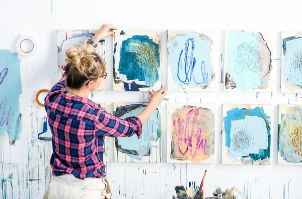 Modern Abstract Paintings by Heather Day in main art  Category