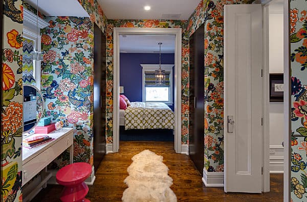 Monaco blue bedroom walls