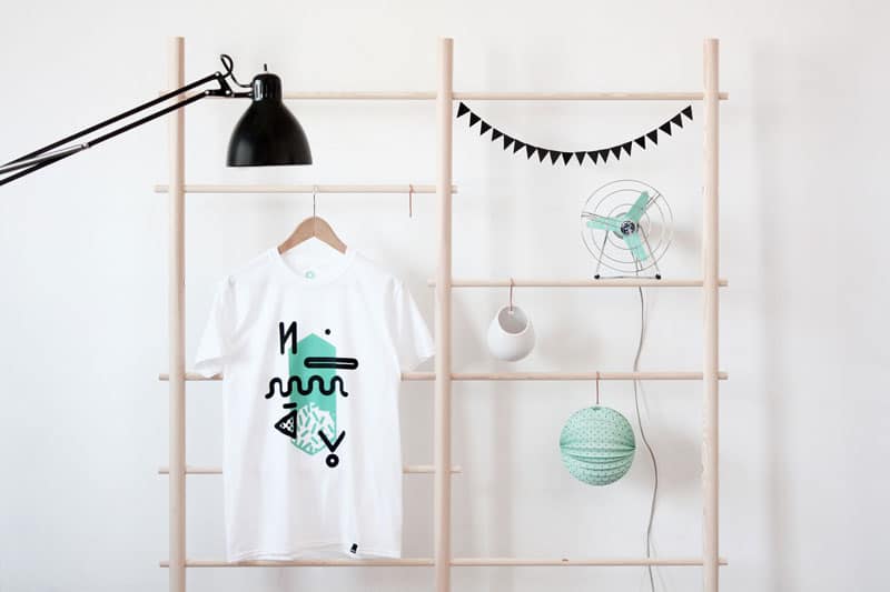 Graphic, Hand-Printed Tees From NOWAY