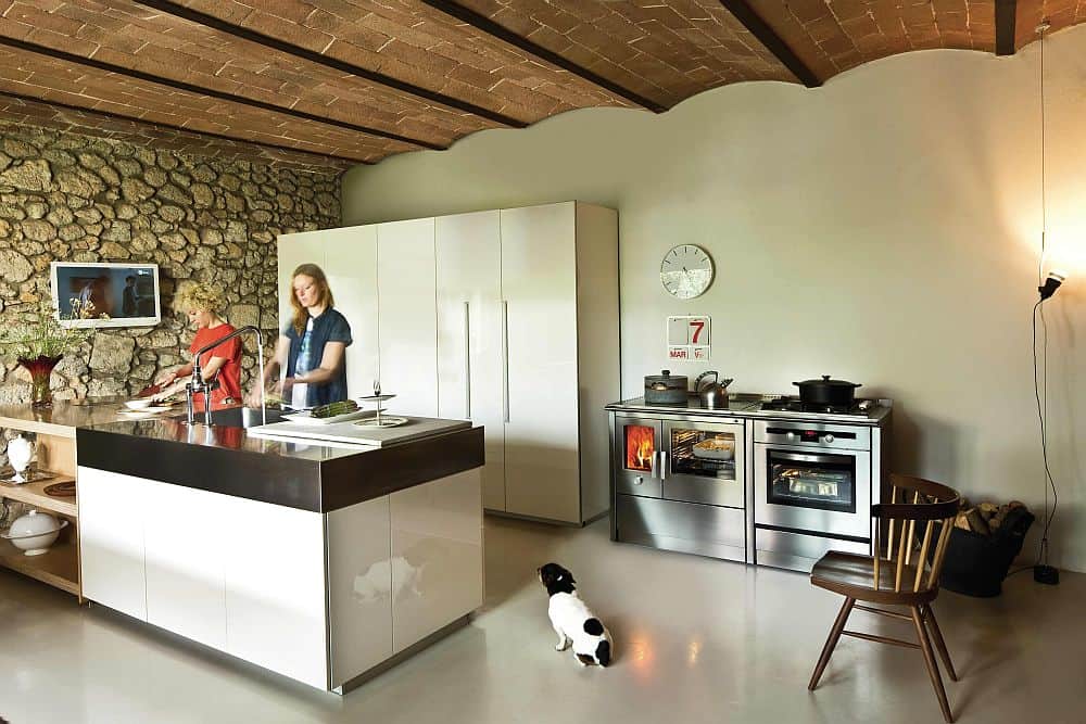 Sleek and minimal Neos wood burning cooker Turn Up The Heat With Impeccable, Eco Friendly Wood Burning Cookers!
