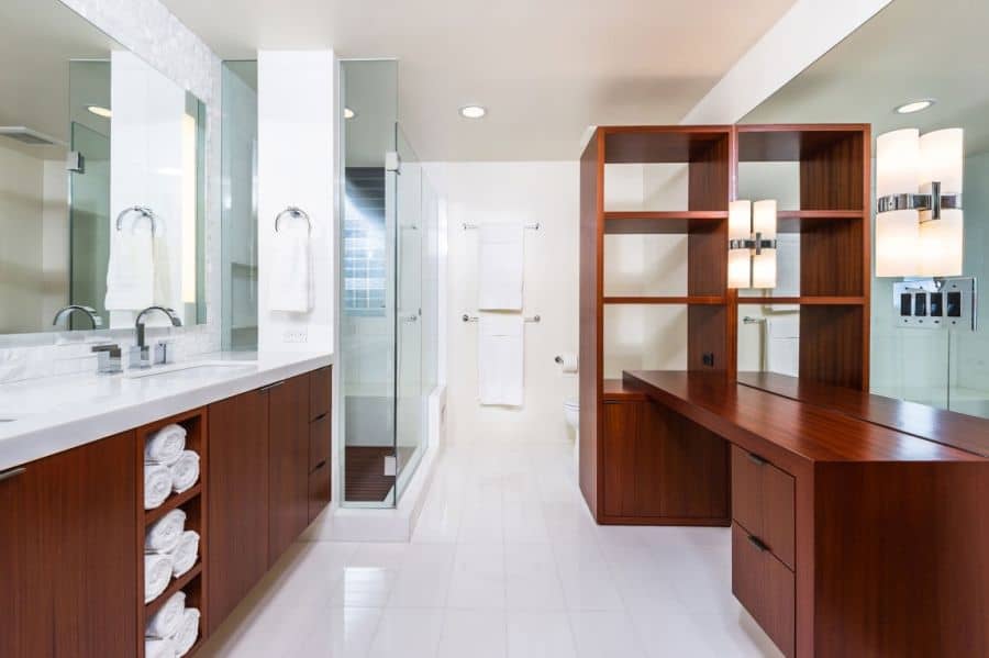 Spa-like bathroom at home