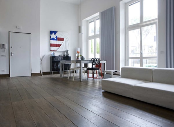 casa al gianicolo by nicola auciello 3 Minimalist loft flooded by natural light, designed by Nicola Auciello