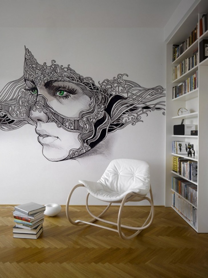 Decoration:Awesome Never Ending Story Of Wall Murals Gorgeous Women Decorating Ideas Room Luxury Interior Wall Paint Wallpaper 