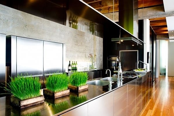 industrial kitchen design with stainless steel furnishings Beautiful and Functional Kitchen Design Inspirations