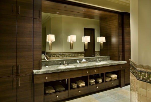 lamp sconces small lighting e1349615192683 Creating Bathroom Lighting that Commands Attention