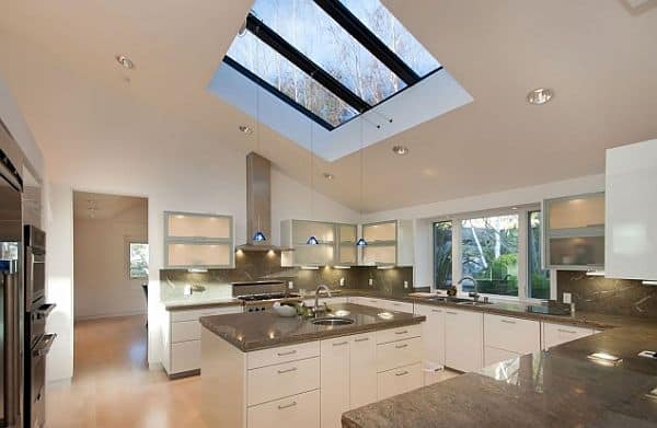 minimalist high ceiling kitchen lighting lamps