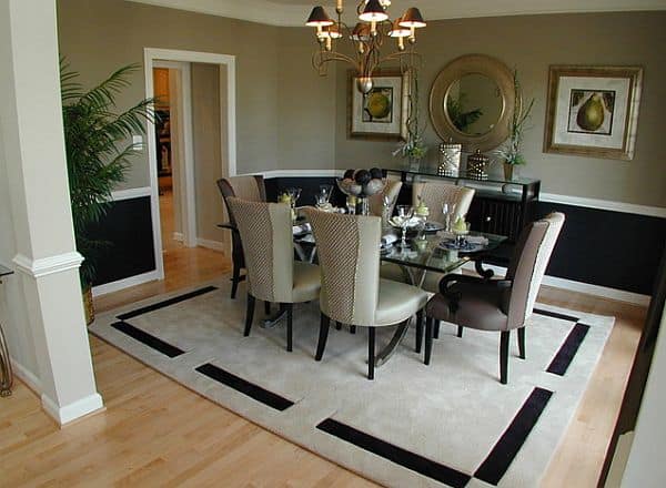navy blue theme for a modern dining table design navy blue theme for a modern dining table design Dining Out in Your New Navy Blue Dining Room: Bringing the Picnic Scenery Inside