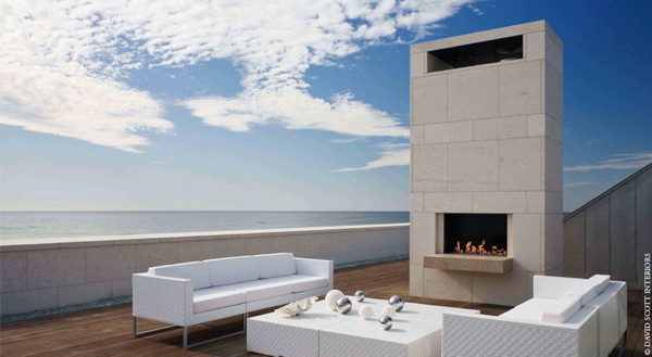 12 Amazing Modern Outdoor Fireplaces Photo 12 Amazing Modern Outdoor Fireplaces in main interior design architecture Category