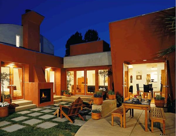 12 Amazing Modern Outdoor Fireplaces Photo 12 Amazing Modern Outdoor Fireplaces in main interior design architecture Category