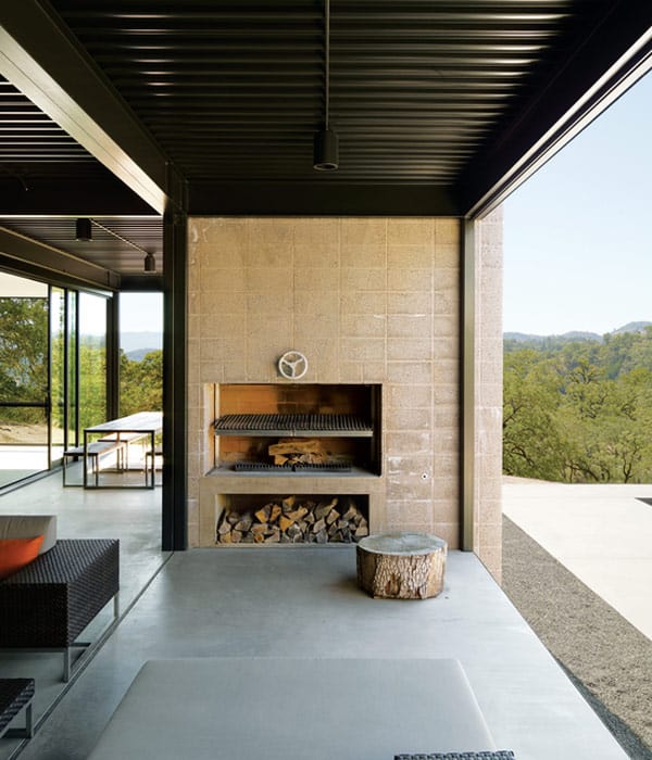 12 Amazing Modern Outdoor Fireplaces Photo 12 Amazing Modern Outdoor Fireplaces in main interior design architecture Category