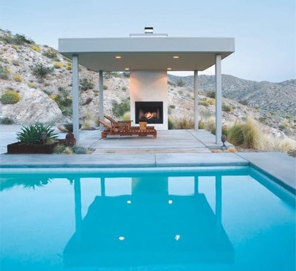 12 Amazing Modern Outdoor Fireplaces Photo 12 Amazing Modern Outdoor Fireplaces in main interior design architecture Category