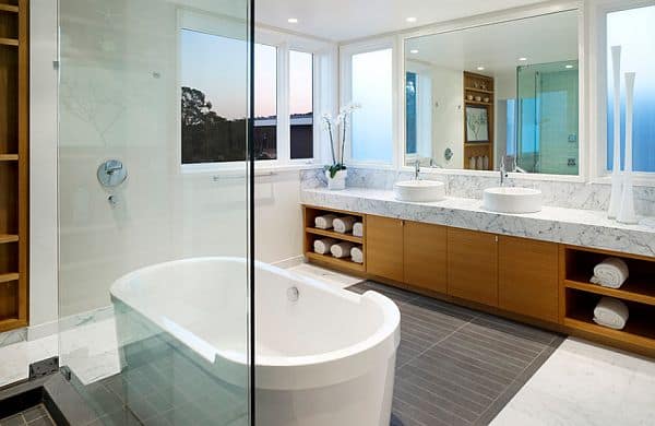 spa-like bathroom design spa like bathroom design Inexpensive Bathroom Makeover Ideas