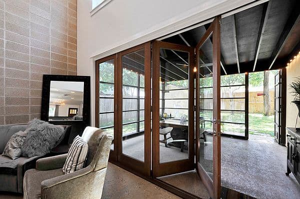 ultra modrn sunroom with retractable doors ultra modrn sunroom with retractable doors Choosing Sunroom Furniture to Match your Design Style