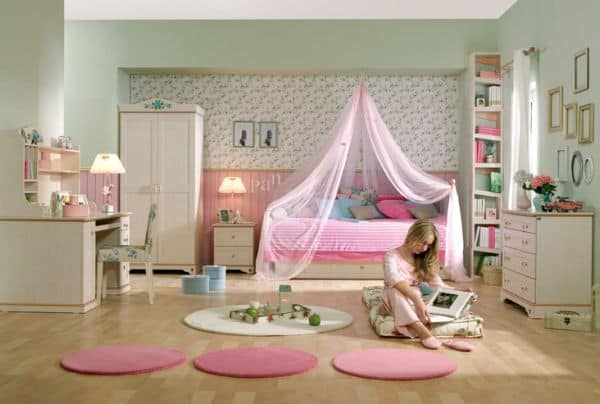 Cool girls bedroom in pink that is both sophisticated and feminine Pretty In Pink: 35 Stylish Girls’ Bedroom Ideas In Pink For The Contemporary Home
