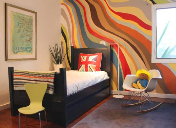 Creativity and plenty of paint transform this small kids bedroom Cool Boys Room Paint Ideas For Colorful And Brilliant Interiors