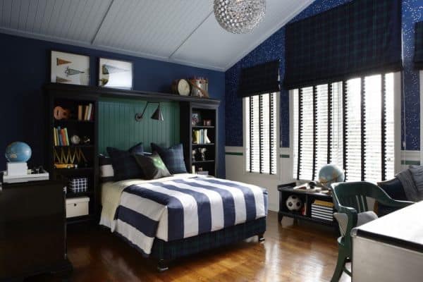 Fabulous Boys bedrooms in blue and white perfect for a teenage kid 30 Cool And Contemporary Boys Bedroom Ideas In Blue