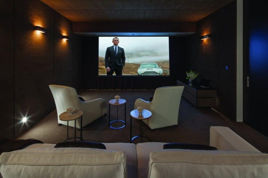 Luxurious home theater design