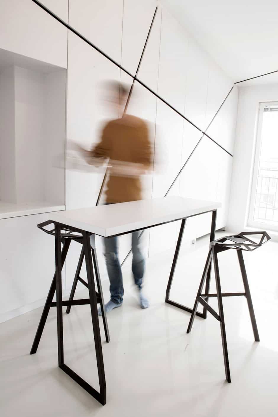Modern Flat 10 Modern Flat 10 Small Apartment with Secret Storage Ingeniously Designed on a Budget