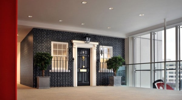 Rackspace office - typical British house entrance