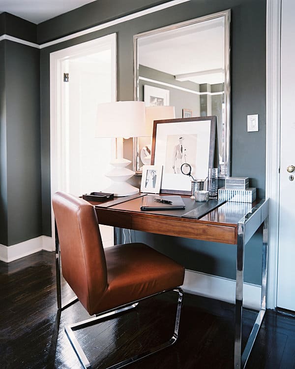 Sleek modern home office