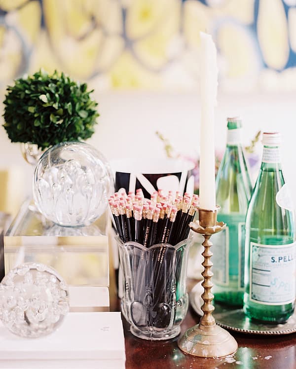 Special touches in an eclectic vintage work space