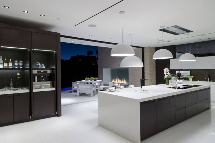 Stylish modern kitchen California house