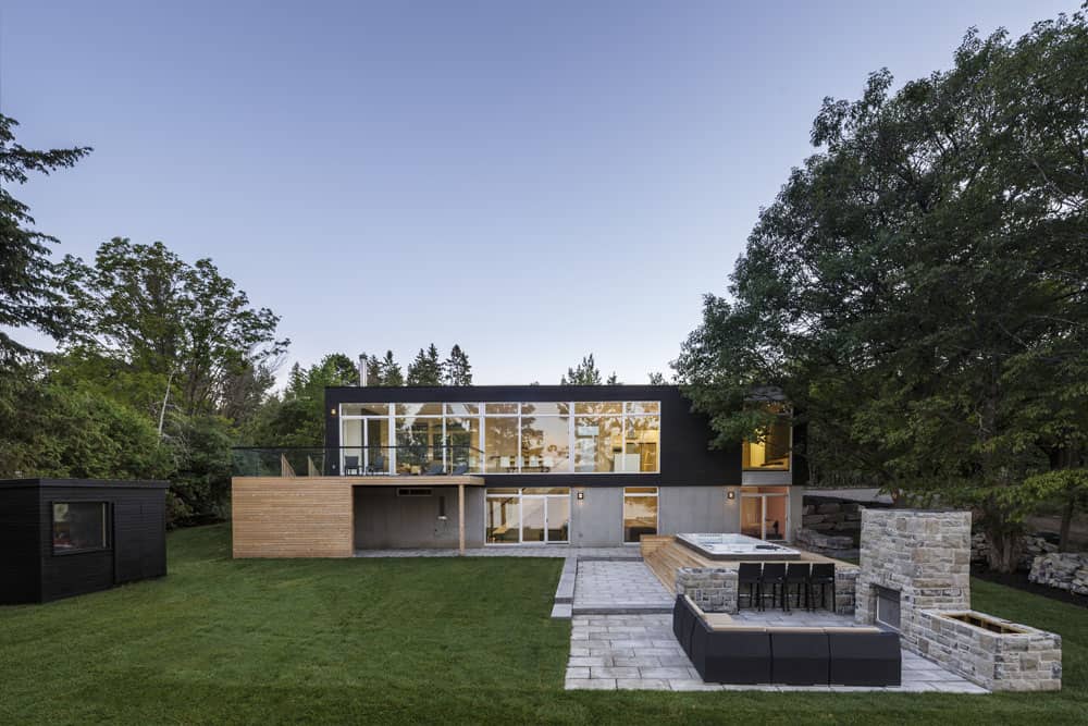 Dunrobin Shore by Christopher Simmonds Architect 16 Dunrobin Shore by Christopher Simmonds Architect 16 Uncluttered Modern Family Home Breathing in Canadian River Panoramas