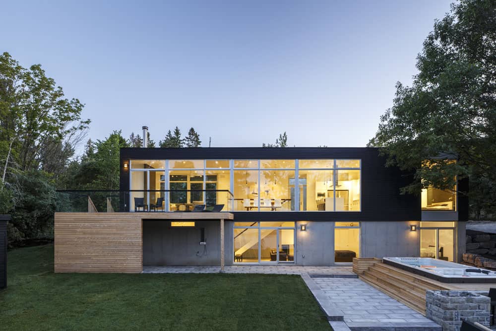 Dunrobin Shore by Christopher Simmonds Architect 17 Dunrobin Shore by Christopher Simmonds Architect 17 Uncluttered Modern Family Home Breathing in Canadian River Panoramas