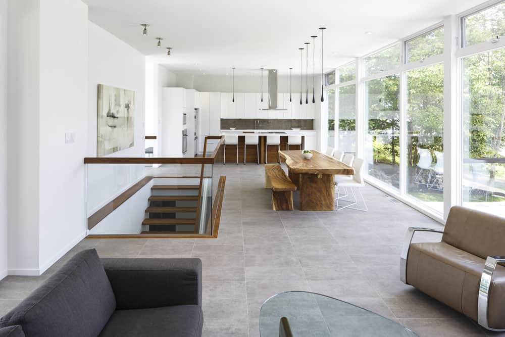 Dunrobin Shore by Christopher Simmonds Architect 4 Dunrobin Shore by Christopher Simmonds Architect 4 Uncluttered Modern Family Home Breathing in Canadian River Panoramas