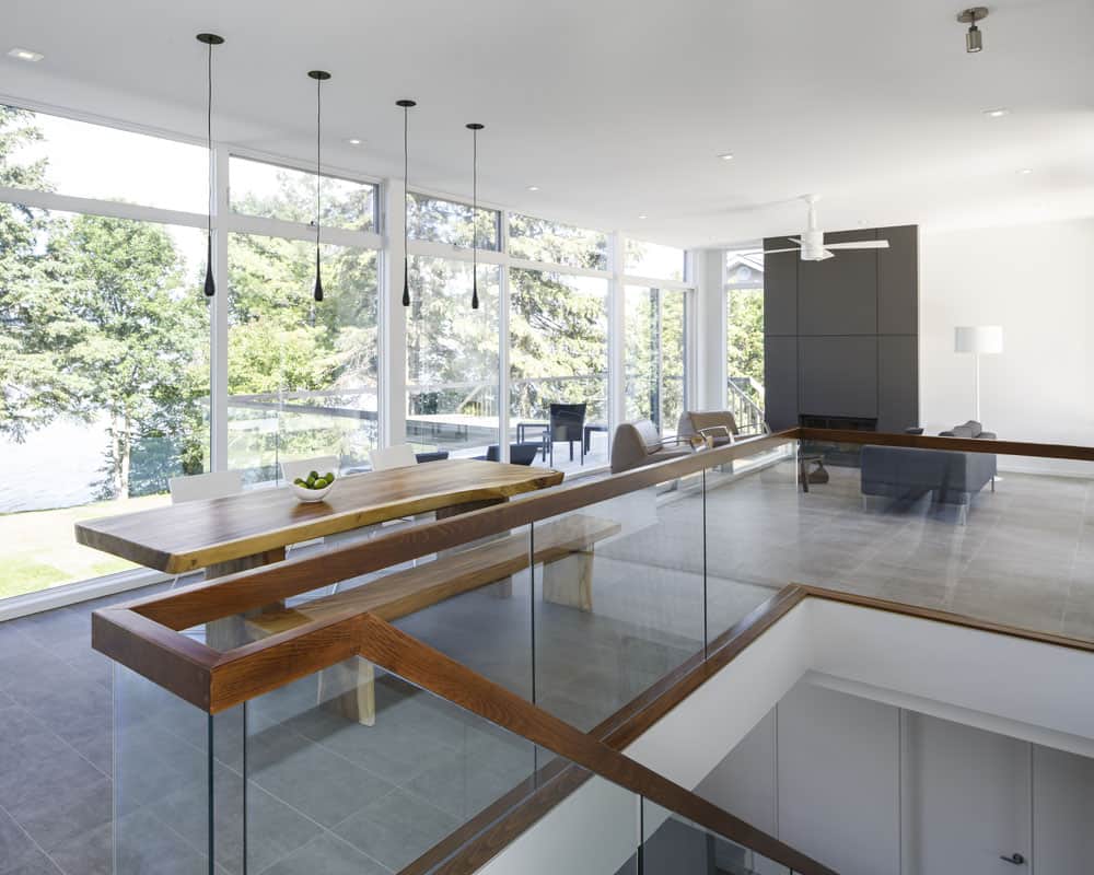 Dunrobin Shore by Christopher Simmonds Architect 6 Dunrobin Shore by Christopher Simmonds Architect 6 Uncluttered Modern Family Home Breathing in Canadian River Panoramas