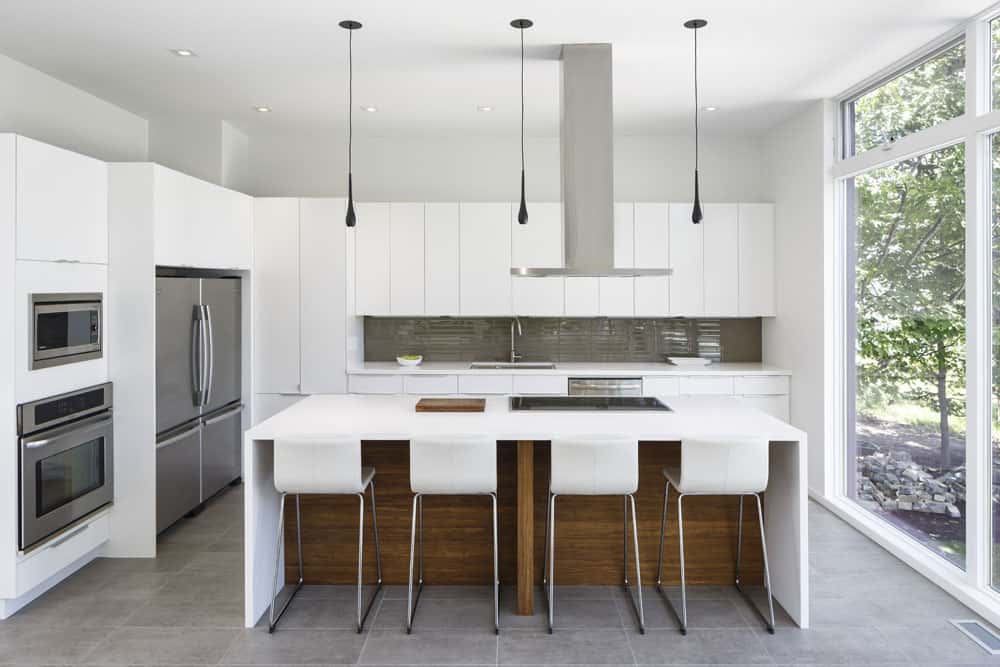 Dunrobin Shore by Christopher Simmonds Architect 9 Dunrobin Shore by Christopher Simmonds Architect 9 Uncluttered Modern Family Home Breathing in Canadian River Panoramas