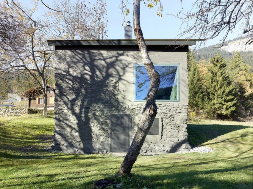 design project Savioz House design project Savioz House Barn Converted into Minimalist Holiday House in Ayent, Switzerland