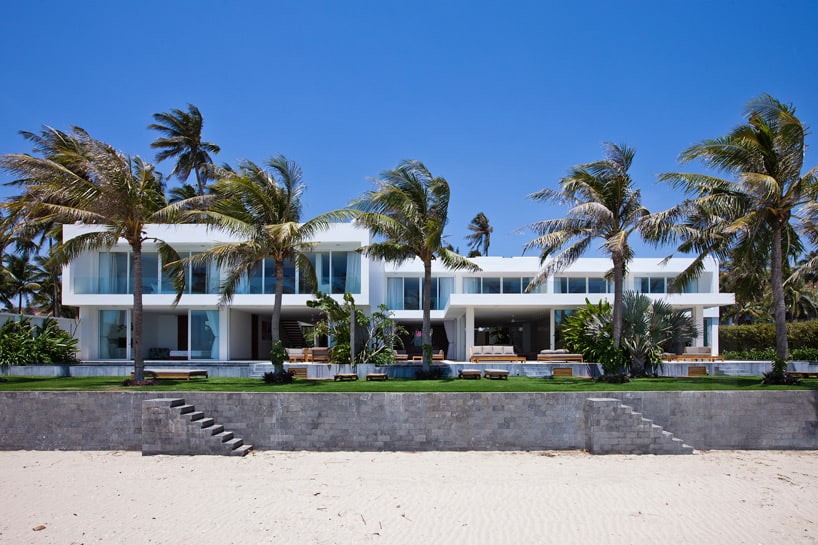 exterior modern villa Holiday Inspiring Palm Tree Hideout in Vietnam: Oceanique Villas