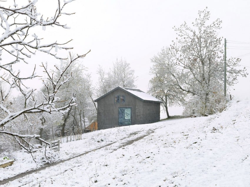 exterior project Savioz House Barn Converted into Minimalist Holiday House in Ayent, Switzerland