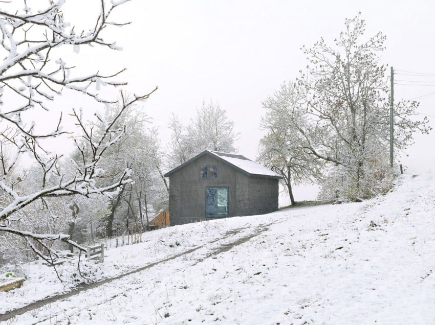 exterior project Savioz House exterior project Savioz House Barn Converted into Minimalist Holiday House in Ayent, Switzerland
