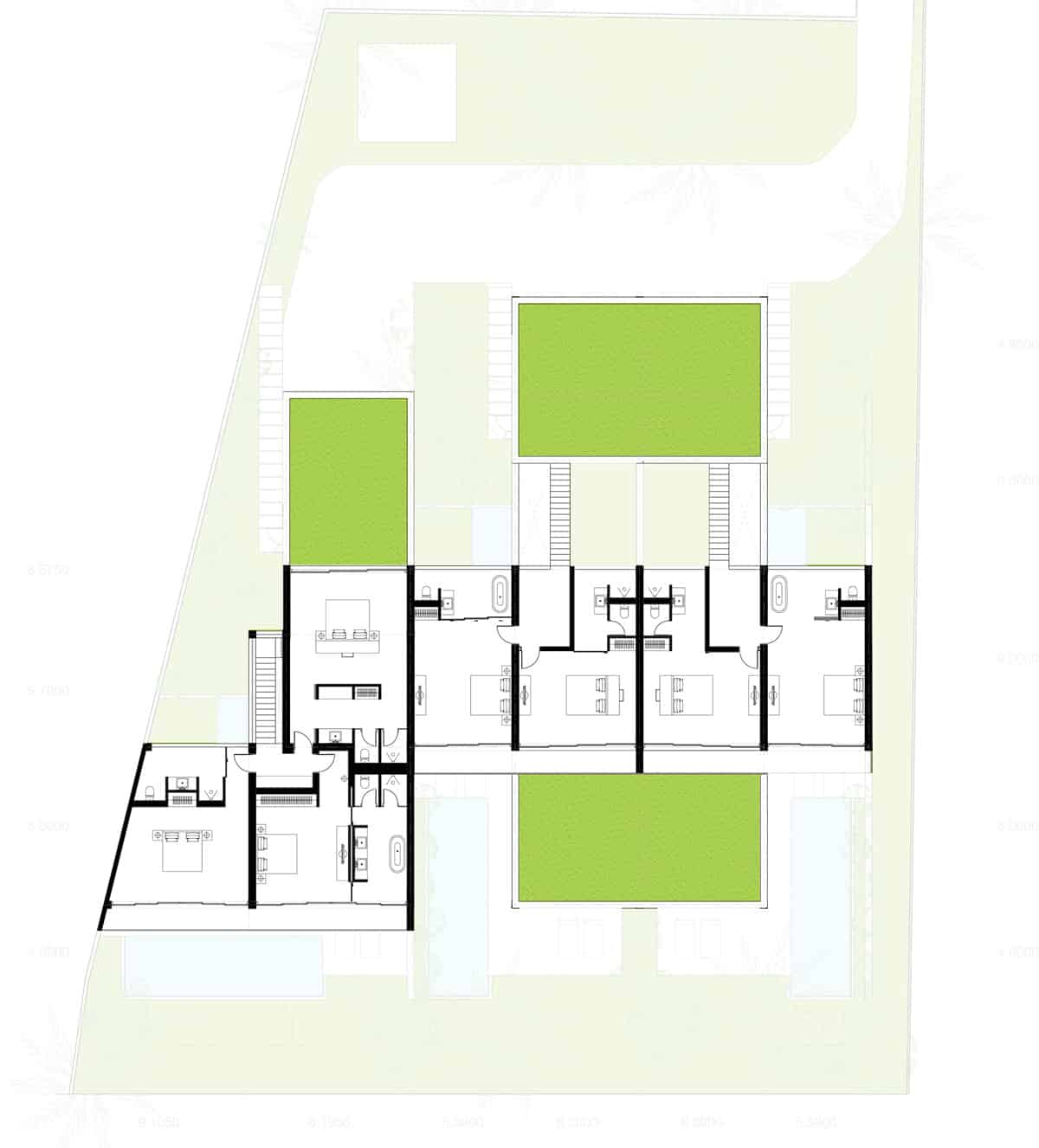 plans 31 plans 31 Holiday Inspiring Palm Tree Hideout in Vietnam: Oceanique Villas