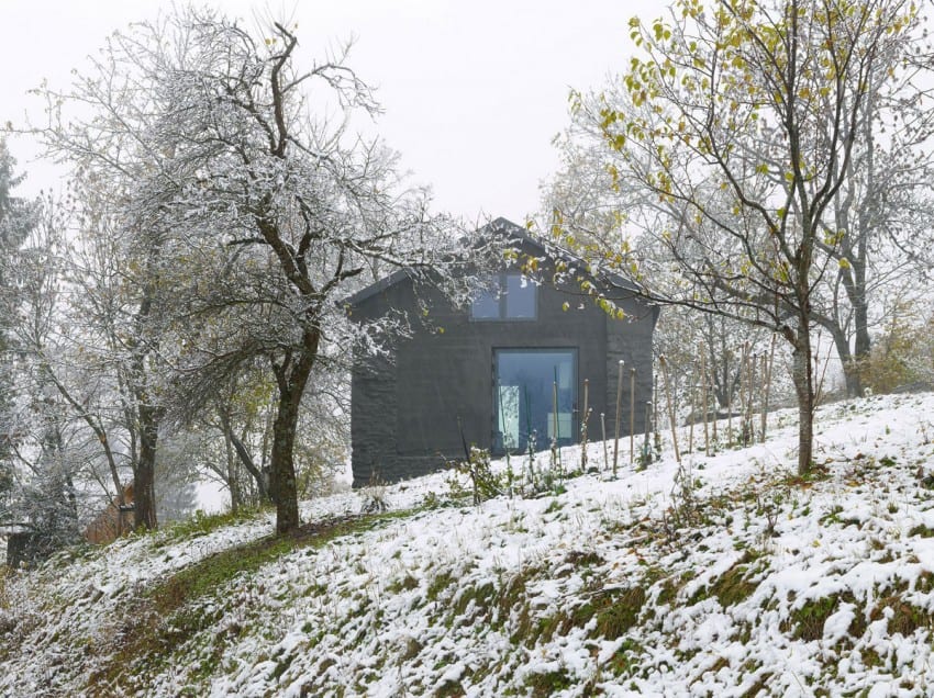 project Savioz House 4 project Savioz House 4 Barn Converted into Minimalist Holiday House in Ayent, Switzerland