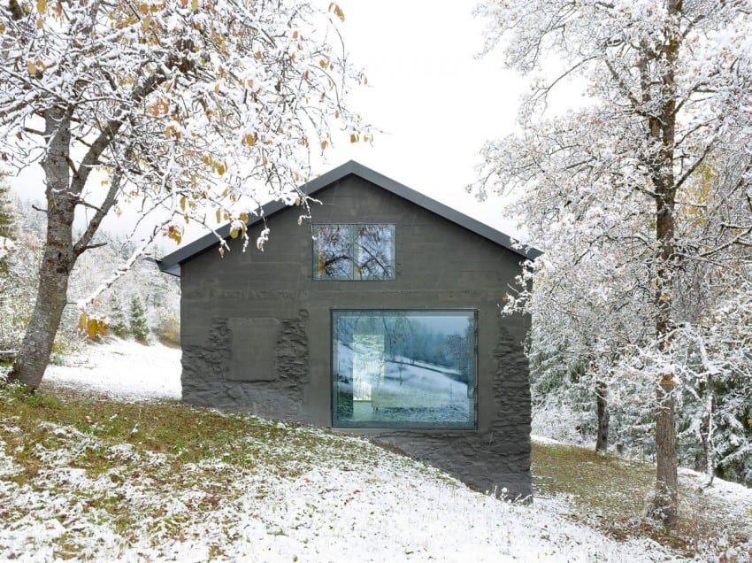 project Savioz House 5 project Savioz House 5 Barn Converted into Minimalist Holiday House in Ayent, Switzerland