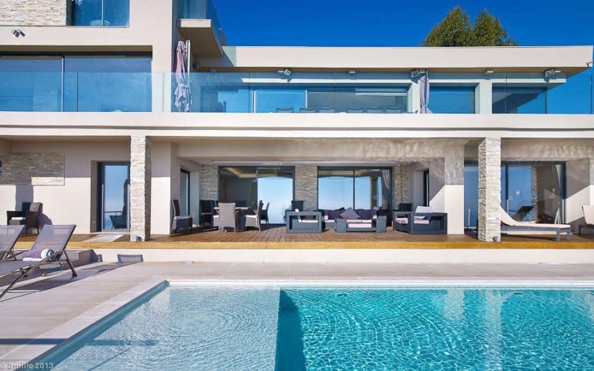 exterior project Cannes estate Massive Contemporary 6 Bedroom Estate in Cannes: Villa Chamade