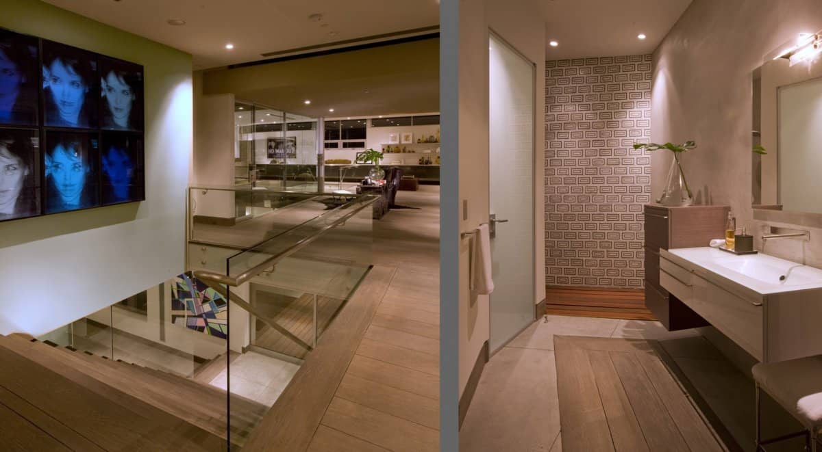 Bathroom upstairs Bathroom upstairs DJ Aviciis Astounding $15.5 Million Property in Hollywood Hills