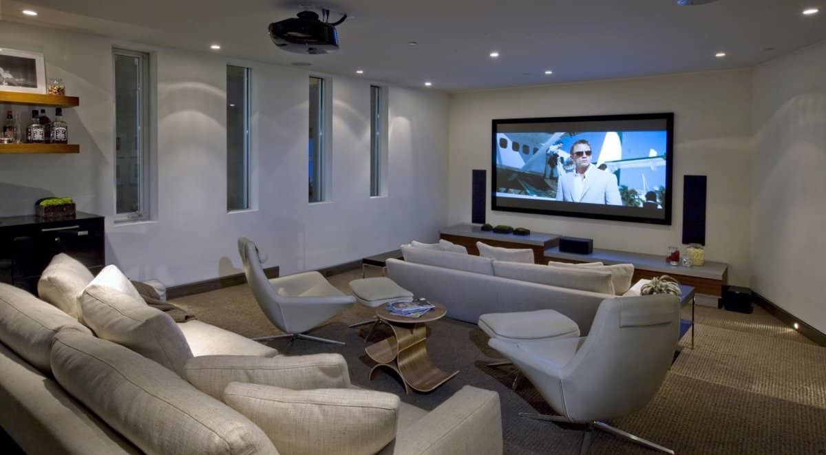 Cinema room Cinema room DJ Aviciis Astounding $15.5 Million Property in Hollywood Hills