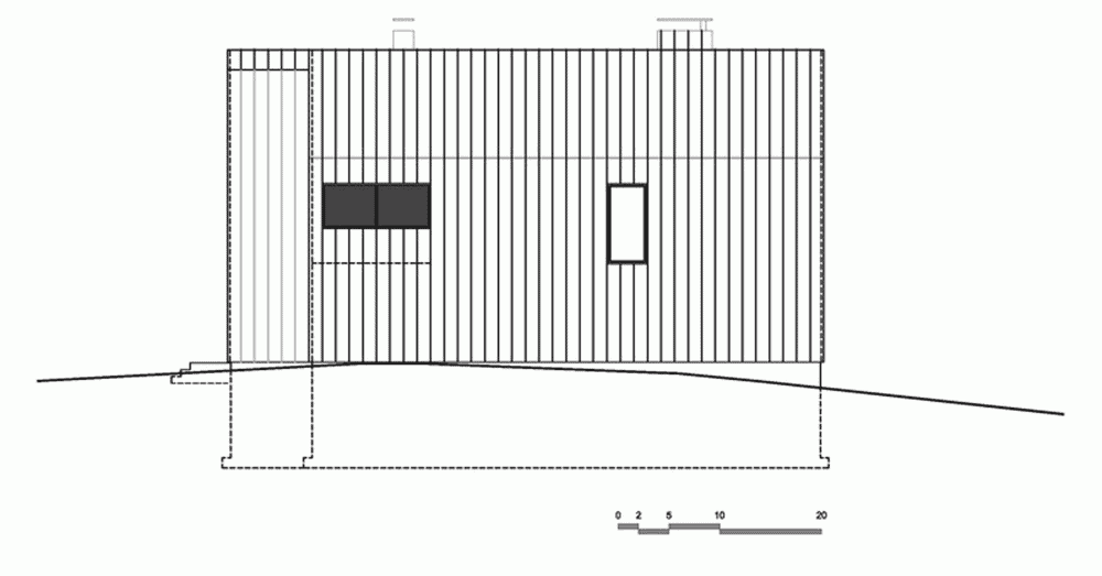 Elevation C Elevation C Reinterpretation of a Traditional Barn: Malbaie VIII Residence in Canada