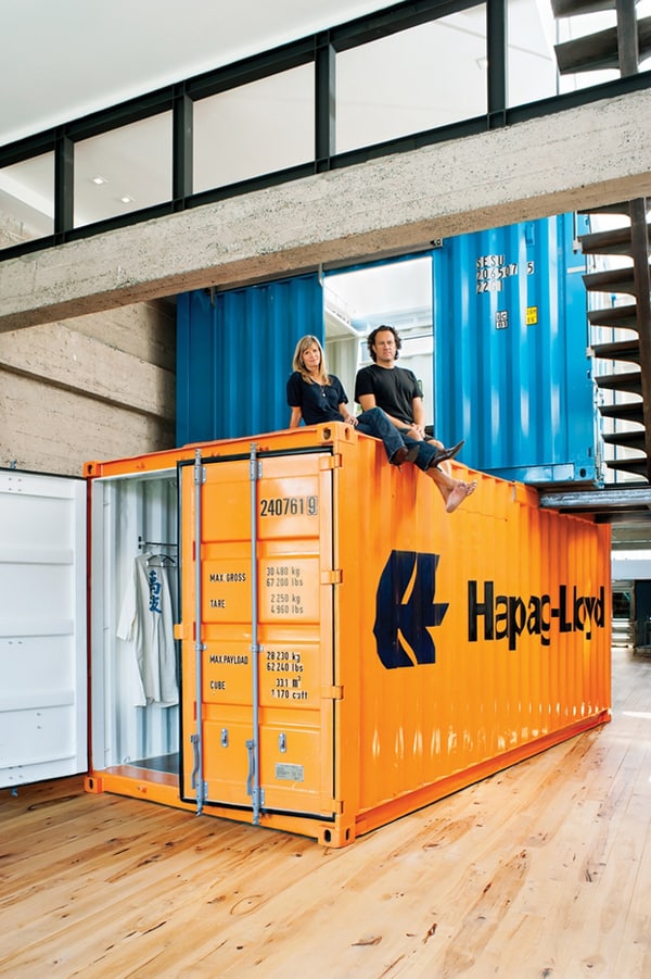 Two Shipping Containers Placed ...