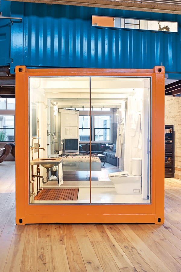 Two Shipping Containers Placed ...
